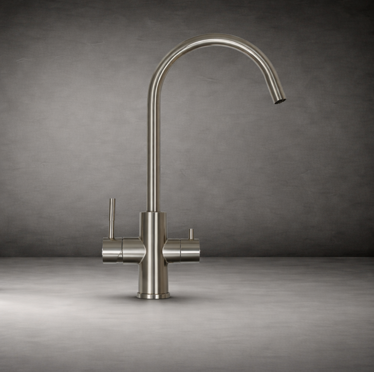 Monomando Fregadero Ósmosis 3 vías Prime Curve Inox