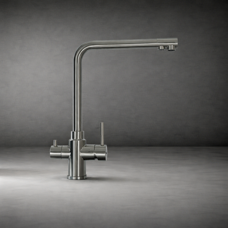 Monomando Fregadero Ósmosis 3 vías Prime Square Inox